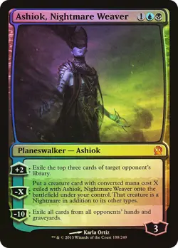 MTG FOIL Ashiok, Nightmare Weaver - Theros #188 - Image 1