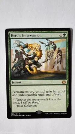 Heroic Intervention - Aether Revolt - 109/184 - Regular - Rare - MTG NM - Image 1