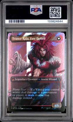 2025 MTG FINAL FANTASY KUJA, GENOME SORCERER/TRANCE KUJA, FATE DEFIED PSA 10 - Image 2