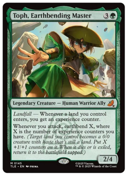 Toph, Earthbending Master Mythic Magic the Gathering Avatar M0145 - Image 1