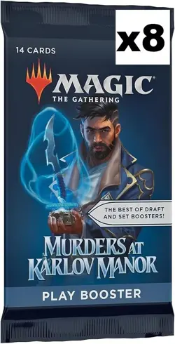 8x MtG Murders at Karlov Manor Play Booster Packs - Image 1