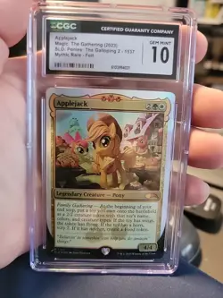 Applejack Secret Lair Drop Series MTG Foil CGC Graded 10 - Image 1