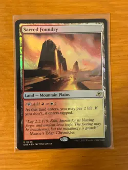 Sacred Foundry - Edge of Eternities EOE - MTG Foil - Image 1