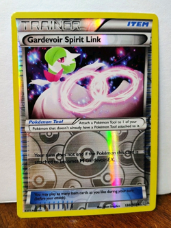 POKEMON GARDEVOIR SPIRIT LINK 130/160 REVERSE HOLO TRAINER PRIMAL CLASH LP - Image 1