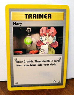 POKEMON MARY 87/111 RARE TRAINER NEO GENESIS MP-LP - Image 1