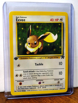 POKEMON EEVEE 55/82 1ST EDITION TEAM ROCKET LP-NM - Image 5