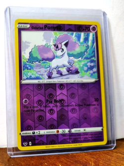 POKEMON GALARIAN PONYTA 081/202 REVERSE HOLO SWORD & SHIELD LP - Image 5