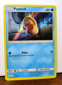 POKEMON PSYDUCK 7/18 HOLO DETECTIVE PIKACHU NM NEAR MINT - Image 1