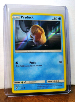 POKEMON PSYDUCK 7/18 HOLO DETECTIVE PIKACHU NM NEAR MINT - Image 5