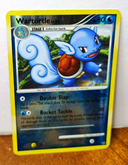 POKEMON WARTORTLE LV.25 65/127 REVERSE HOLO UNCOMMON PLATINUM HP-DMG - Image 1