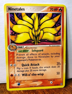 POKEMON NINETALES 19/108 NON HOLO RARE POWER KEEPERS HP-DMG - Image 1