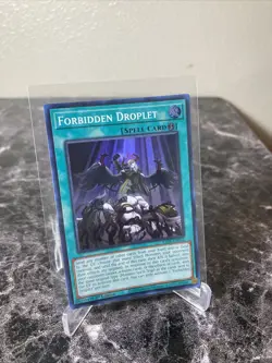 Forbidden Droplet RA01-EN064 Super Rare 25th Anniversary 1st Edition NM Yugioh - Image 2
