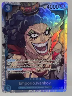 One Piece CCG Emporio Ivankov ST12-010 SR Holo Near Mint English - Image 1
