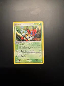 Ledian 23/109 Reverse Holographic Pokemon Card stamped team rocket returns - Image 1