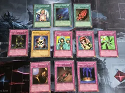 Yugioh Pegasus Deck 1st Edition SPANISH Ryu-Ran & Spell/Trap 11 Card Lot LP - Image 1