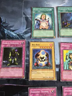 Yugioh Pegasus Deck 1st Edition SPANISH Ryu-Ran & Spell/Trap 11 Card Lot LP - Image 2