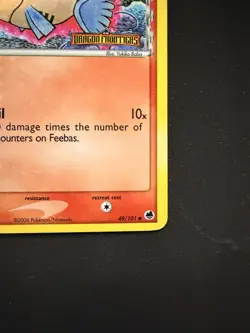 Pokemon TCG Feebas Delta Reverse Holo Stamped Card 49/101 Dragon Frontiers - Image 4