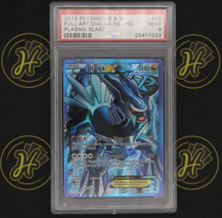 Dialga EX 99/101 Plasma Blast Black & White Full Art Pokemon Card MINT PSA 9 - Image 1