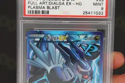 Dialga EX 99/101 Plasma Blast Black & White Full Art Pokemon Card MINT PSA 9 - Image 3