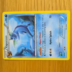 VAPOREON 22/98 POKEMON CARD (XY ANCIENT ORIGINS SET) - Image 2