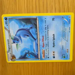 VAPOREON 22/98 POKEMON CARD (XY ANCIENT ORIGINS SET) - Image 4