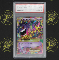 M Gengar EX 097/088 Phantom Gate XY 1st Ed Ultra Rare Pokemon Card GEM MT PSA 10 - Image 1