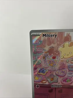 Pokemon TCG Milcery 152/142 Stellar Crown Illustration Rare Card Sv07 - Image 3