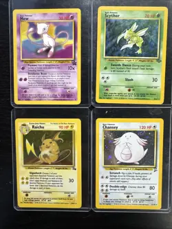 Vintage Pokemon Cards Lot Of 4 - Image 1