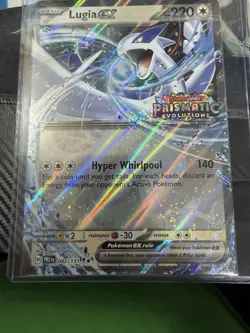 Lugia Ex 082/131 Holo Jumbo Oversize Card Prismatic Evolutions Stamped Pokemon - Image 1