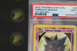 Sabrina’s Gengar 29/132 Gym Challenge 1st Edition Pokemon Card MINT PSA 9 - Image 4