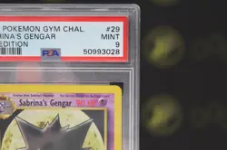 Sabrina’s Gengar 29/132 Gym Challenge 1st Edition Pokemon Card MINT PSA 9 - Image 5
