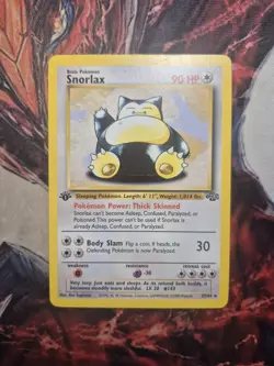 Snorlax - 27/64 - Pokemon Jungle 1st Edition Rare Card WOTC LP - Image 1