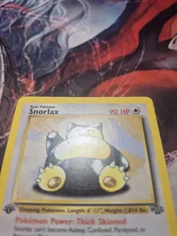 Snorlax - 27/64 - Pokemon Jungle 1st Edition Rare Card WOTC LP - Image 2