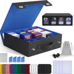 Magic Trading Leather 4000+Cards Deck Box Card Storage Box For TCG Pokemon UK - Image 2