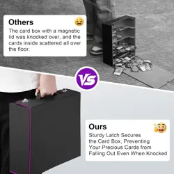 Magic Trading Leather 4000+Cards Deck Box Card Storage Box For TCG Pokemon UK - Image 3