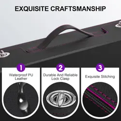 Magic Trading Leather 4000+Cards Deck Box Card Storage Box For TCG Pokemon UK - Image 4