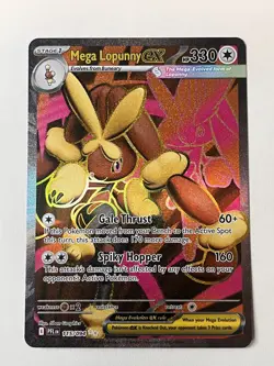 Mega Lopunny ex 115/094 Ultra Rare Holo Phantasmal Flames Pokemon Card - Image 1