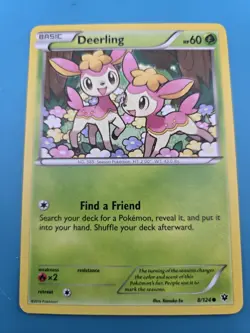 Deerling 8/124 - Fates Collide - Common - Pokemon Card TCG - LP - Image 1