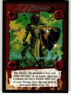 1995 Kult Reality is a Lie! Trading card game - Netzach - Image 1