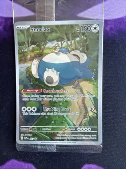 Snorlax SVP EN 051 Black Star Promo Scarlet & Violet Pokemon 151 Card - SEALED - Image 1