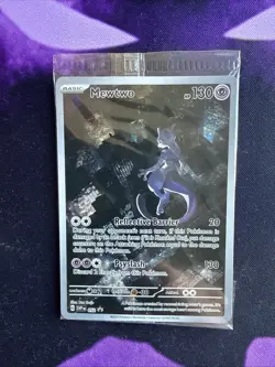 MEWTWO SVP 052 Scarlet Violet 151 Promo Illustration Rare Pokemon Card SEALED - Image 1