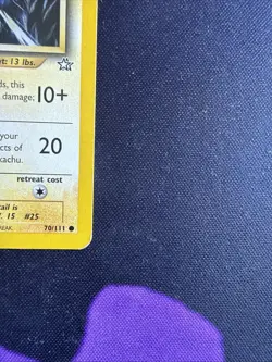 Pokemon Pikachu TCG Neo Genesis 1st Edition Card 70/111 LP/MP - Image 4