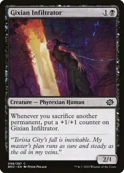 1x Gixian Infiltrator - Foil NM Eng MTG - The Brothers' War - Image 1