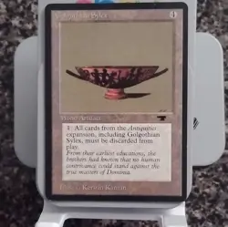 Magic: The Gathering Golgothian Sylex Artifact Antiquities Regular Kerstin Kaman - Image 1