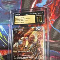 Pokemon Entei V GG36/GG70 Crown Zenith Galarian Gallery Holo CGC 10 2023 - Image 4