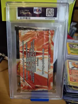 2008 Pokemon Pop Series 7 sealed booster pack graded PSA 9 MINT 107286878 - Image 2