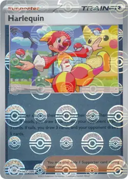 Harlequin (Poke Ball Pattern) WHT 083/086 Pokemon SV: White Flare Uncommon Ho... - Image 1