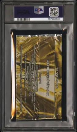 2009 Pokemon Pop Series 9 sealed booster pack graded PSA 9 MINT 107286888 - Image 2