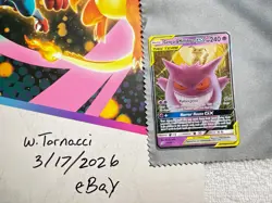 Pokemon Gengar & Mimikyu GX 53/181 Team Up Ultra Rare Holo HP240 English TCG - Image 4