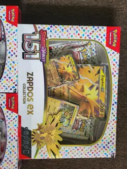 Pokemon TCG Scarlet & Violet 151 Zapdos EX Collection Box Sealed + 2 Alakazam ex - Image 2